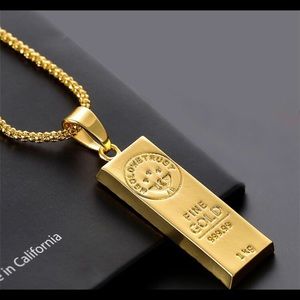 Gold Bar Chain